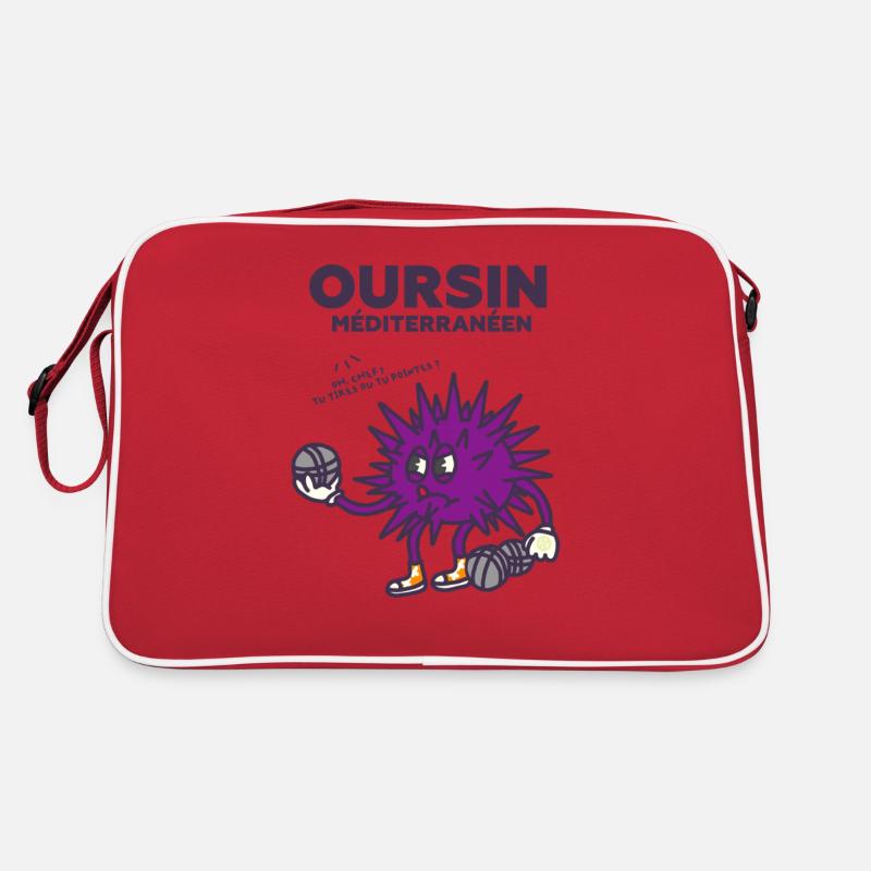 Oursin pétanque méditerranéean Sac Retro