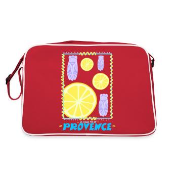 The good life in Provence - Retro Bag - red/white - Back