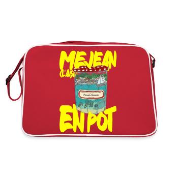 L'Anse Méjean en Pot - Sac Retro - rouge/blanc - Dos