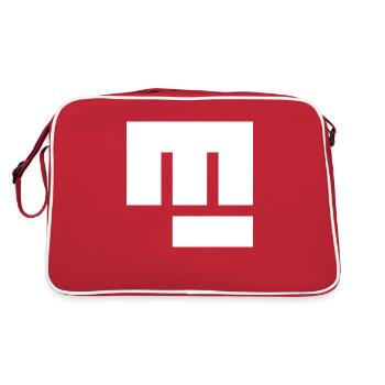 Ghettofaust - Retro Tasche - Rot/Weiß - Hinten