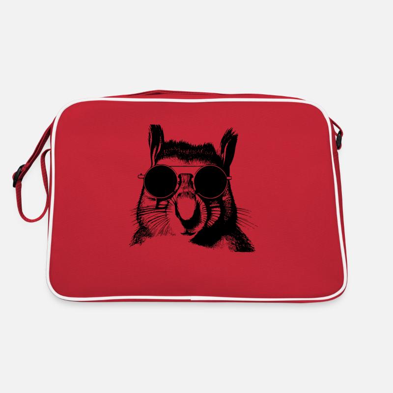 Squirrel Sunglasses Animal Cute Funny Cool 04 Retro Bag