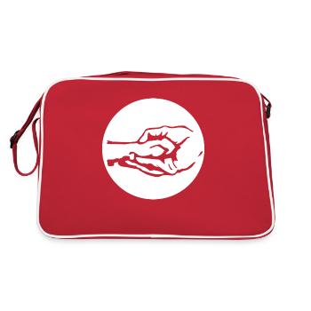 Hund Dog - Retro Bag - red/white - Back