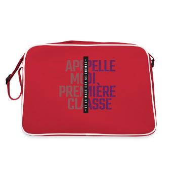 APPELLE MOI PREMIERE CLASSE - Sac Retro - rouge/blanc - Dos