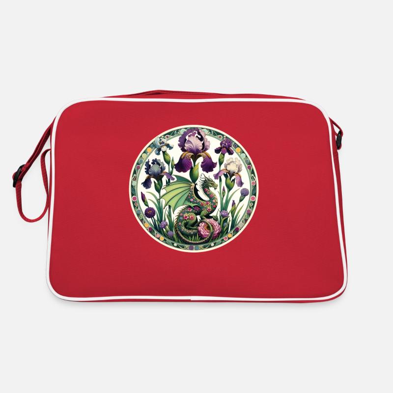 Iris-Drache Retro Tasche
