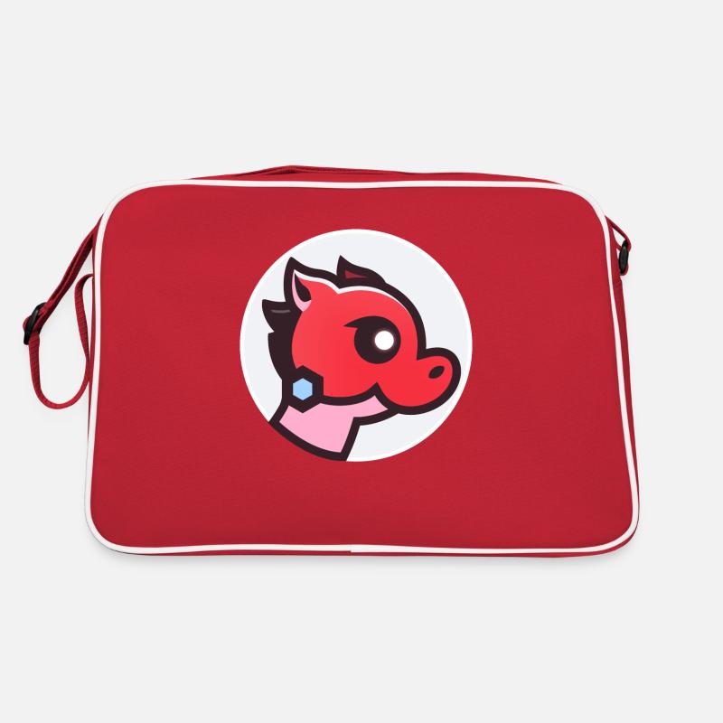 Chiffre Roter Drache Retro Tasche