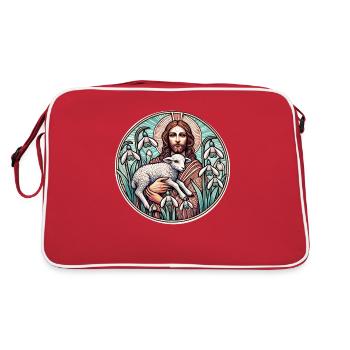 Berger de la paix - Sac Retro - rouge/blanc - Dos