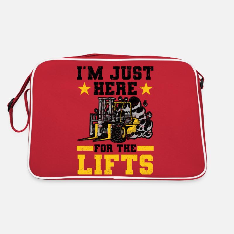 Gabelstaplerfahrer Retro Tasche
