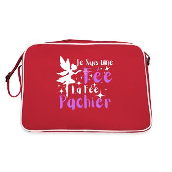 Je Suis Une Fée La Fée Pachier - Sac Retro - rouge/blanc - Dos