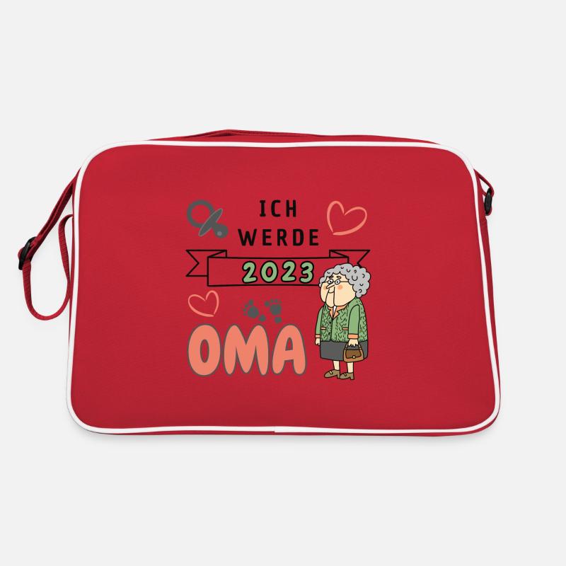 Ich werde 2023 Oma Retro Tasche