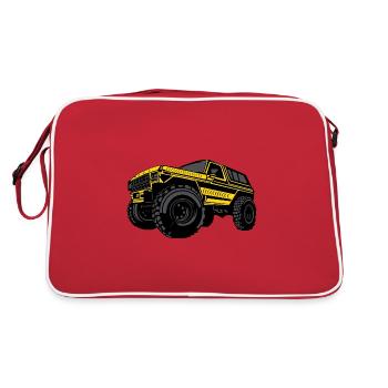 Camion LKW Pick UP - Sac Retro - rouge/blanc - Dos