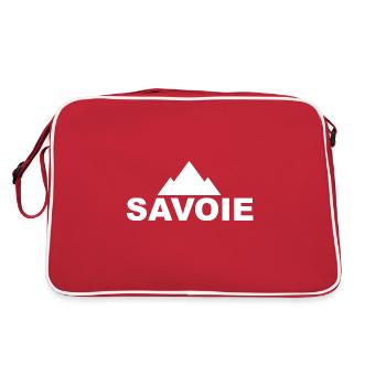 Montagnes Savoie - Sac Retro - rouge/blanc - Dos