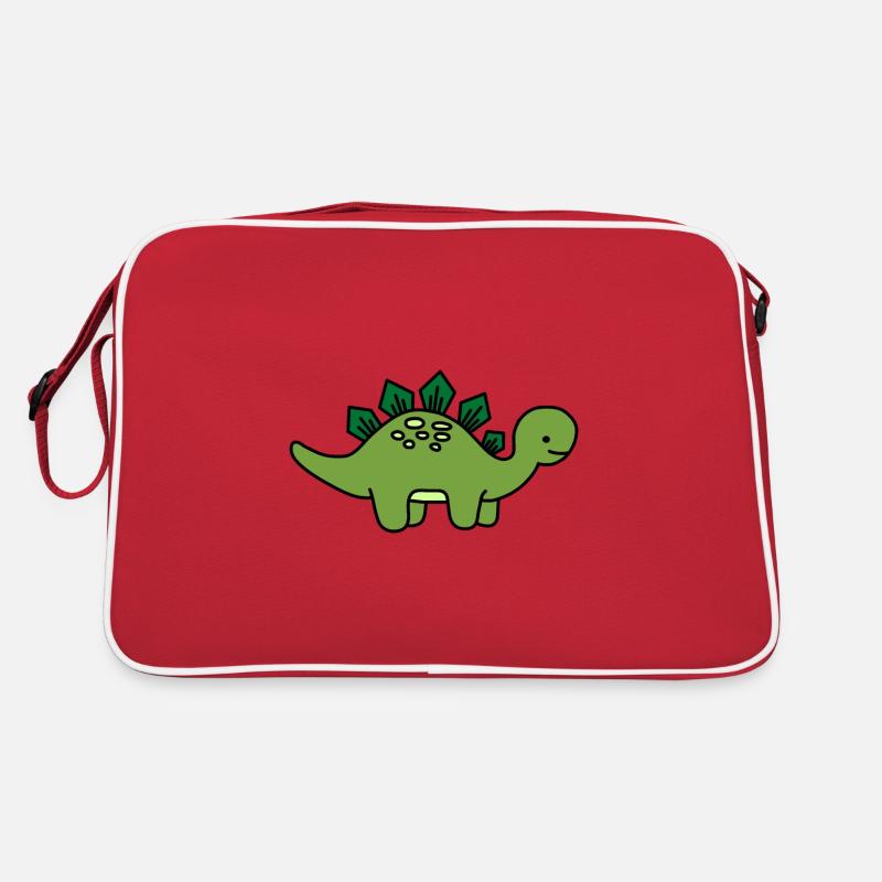 Dino Kind Stegosaurus Retro Tasche