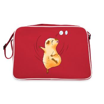 Heureuse Charlotte - Sac Retro - rouge/blanc - Dos