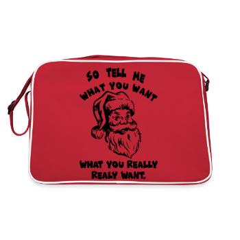 Santa Claus - Retro Bag - red/white - Back
