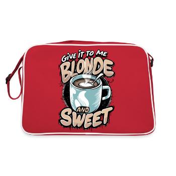 Café au lait et au sucre - Sac Retro - rouge/blanc - Dos