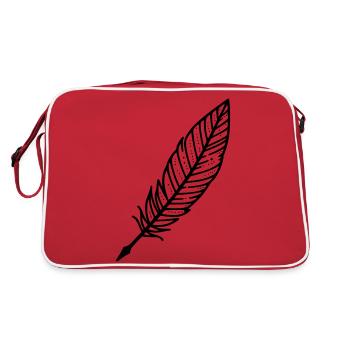 Quill Pen - Retro Bag - red/white - Back