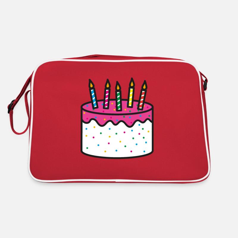 Geburtstagskuchen Geschenkidee Geburtstag Retro Tasche