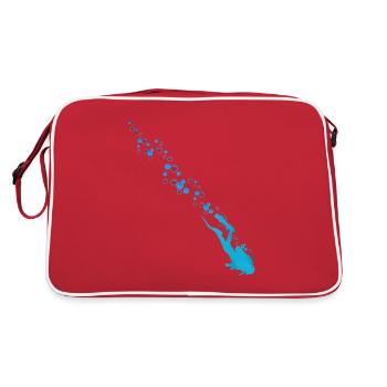 23F 0310 bk - Retro Bag - red/white - Back