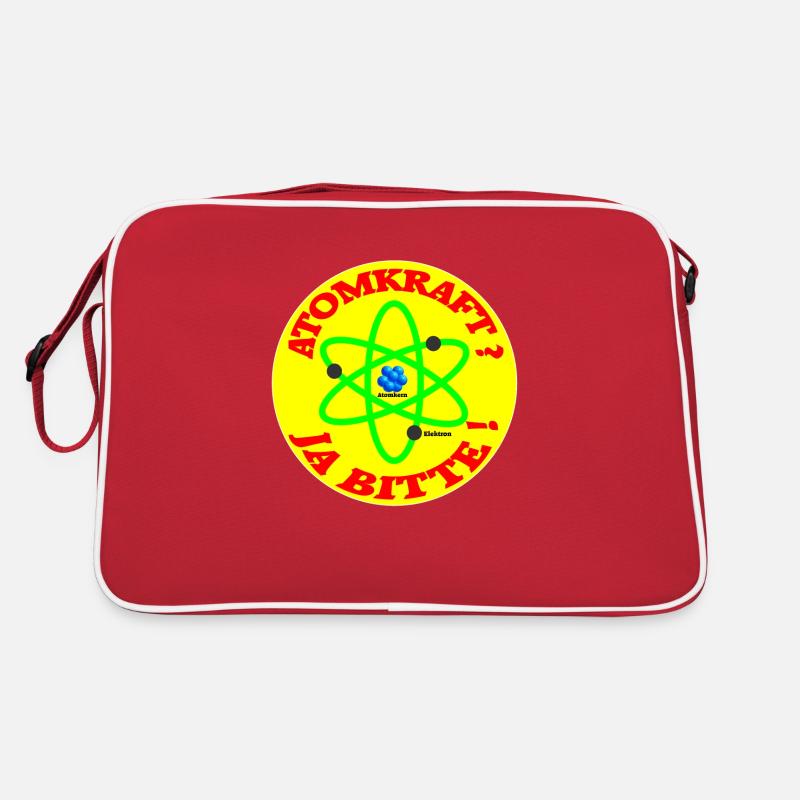 atomkraft ja bitte Retro Tasche