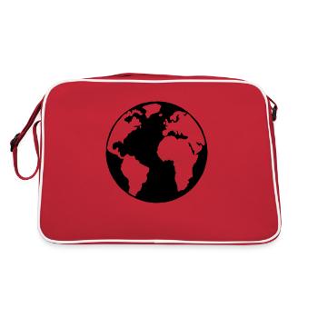 globe - Retro Bag - red/white - Back