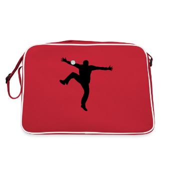 Silhouette Gardien Handball - Sac Retro - rouge/blanc - Dos