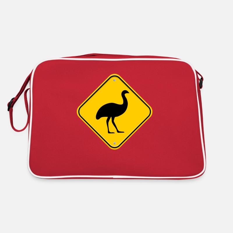 Émeu - Sac Retro - rouge/blanc
