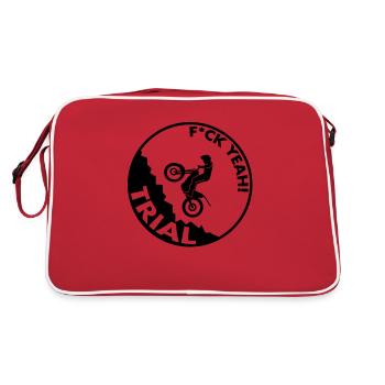 Procès f * ck yeah! - Sac Retro - rouge/blanc - Dos