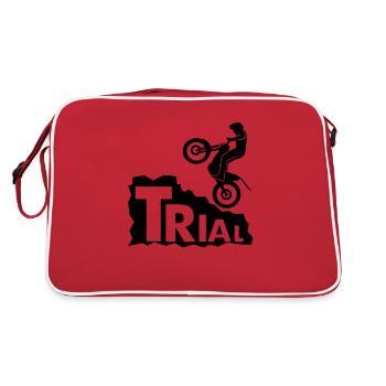 Trial rock - Retro Bag - red/white - Back