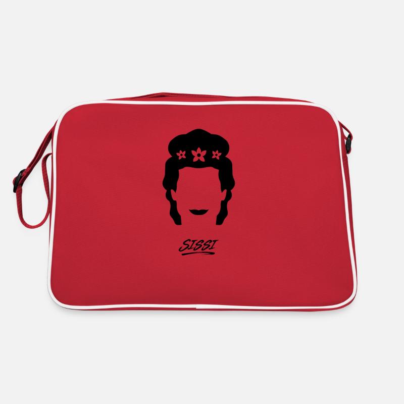 Die Sissi - Retro Tasche - Rot/Weiß