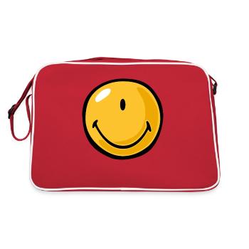 Smiley cyclops - Retro Bag - red/white - Back