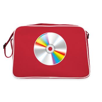 Smiley CD - Retro Tasche - Rot/Weiß - Hinten