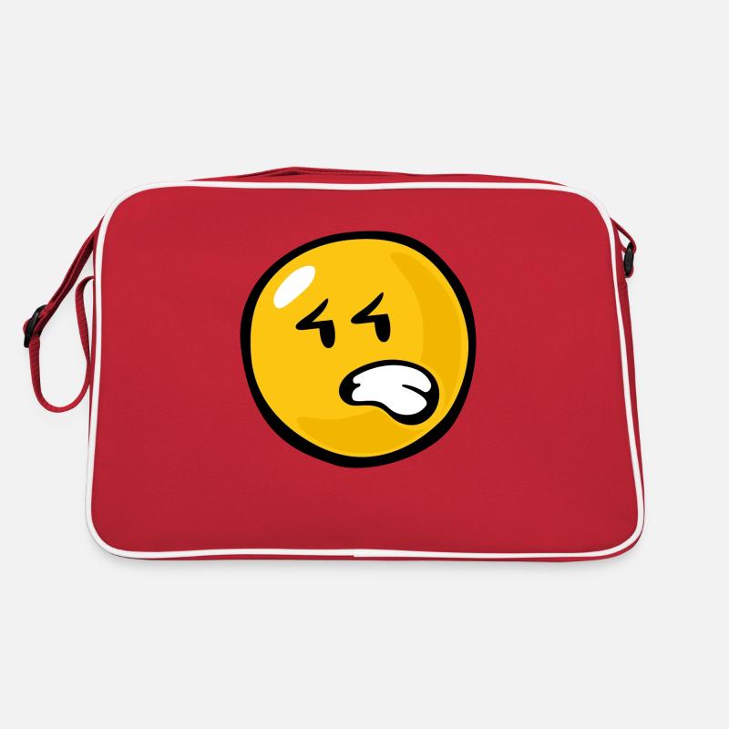 Smiley Anger Aggravation Retro Bag
