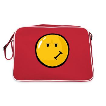 Smiley Anger Impatience - Sac Retro - rouge/blanc - Dos