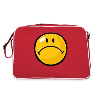 Smiley Anger Riled - Sac Retro - rouge/blanc - Dos