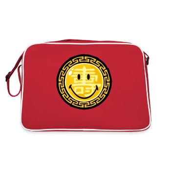 Smiley Chinese Zodiac - Sac Retro - rouge/blanc - Dos