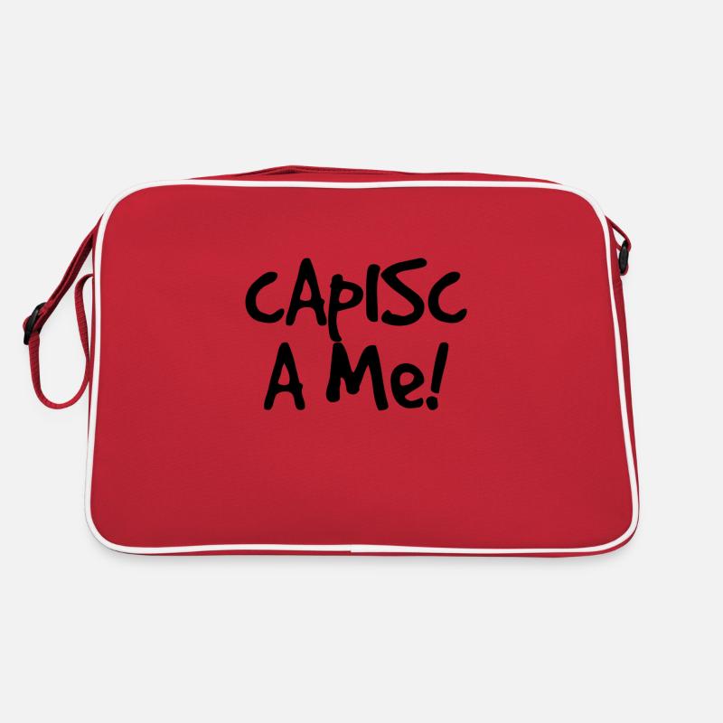 Comprenez-moi !!! Mots étroits du peuple de Bari Sac Retro