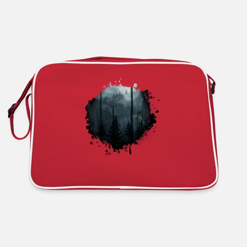 Dark forest Retro Bag