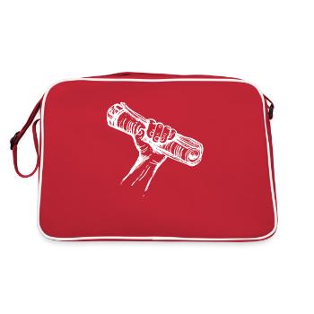 Liberté de la presse - Sac Retro - rouge/blanc - Dos