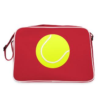 balle tennis sport - Sac Retro - rouge/blanc - Dos