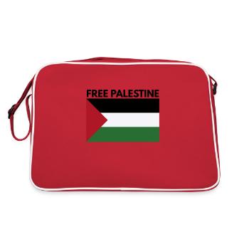 Palestine libre - Sac Retro - rouge/blanc - Dos