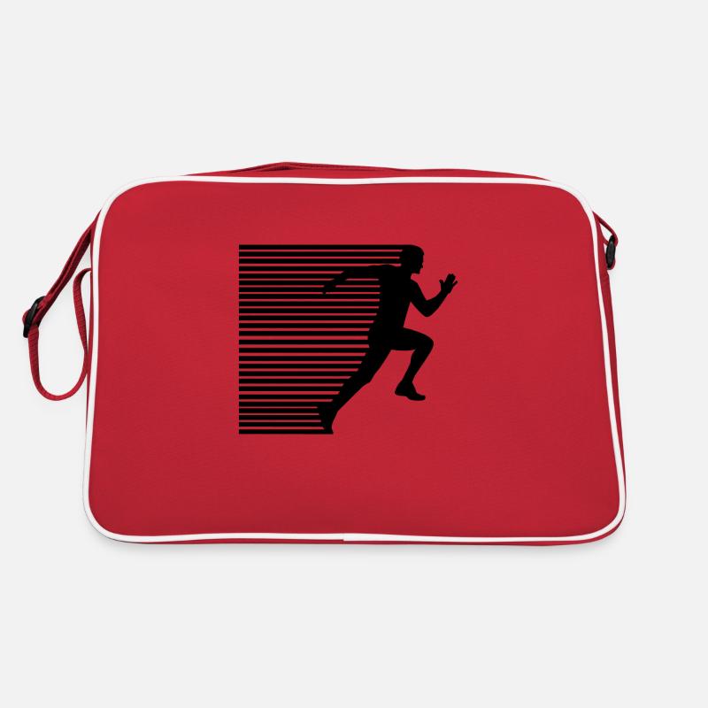 Idée cadeau Marathon Runner Speed 26.2 - Sac Retro - rouge/blanc