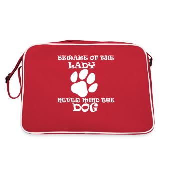Chien chien - Sac Retro - rouge/blanc - Dos