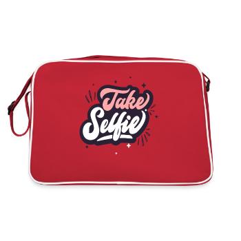 Un selfie de plus - Sac Retro - rouge/blanc - Dos