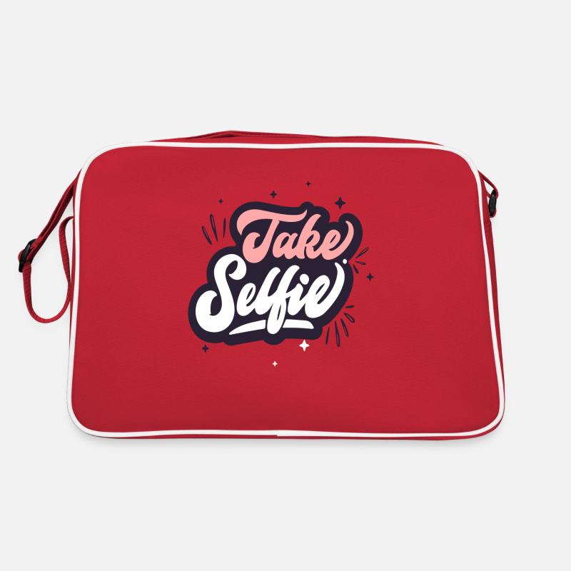 Noch ein Selfie Retro Tasche