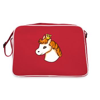 Franney Abricot - Sac Retro - rouge/blanc - Dos