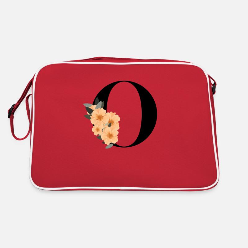 lettre o fleuris Sac Retro