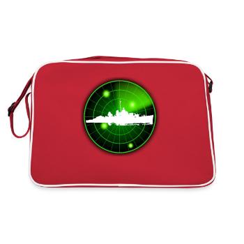 Impression Alerte radars II - Sac Retro - rouge/blanc - Dos
