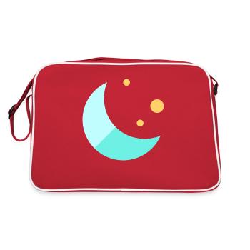 moon - Retro Bag - red/white - Back