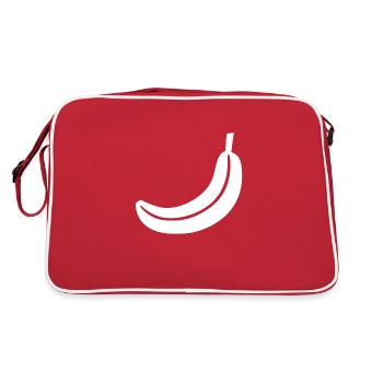 Banana Symbol Concevez votre propre - Sac Retro - rouge/blanc - Dos