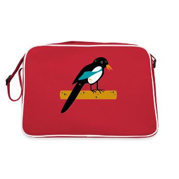 Pie - Sac Retro - rouge/blanc - Dos